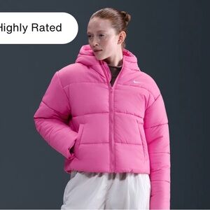 XS pink thermafit nike puffer